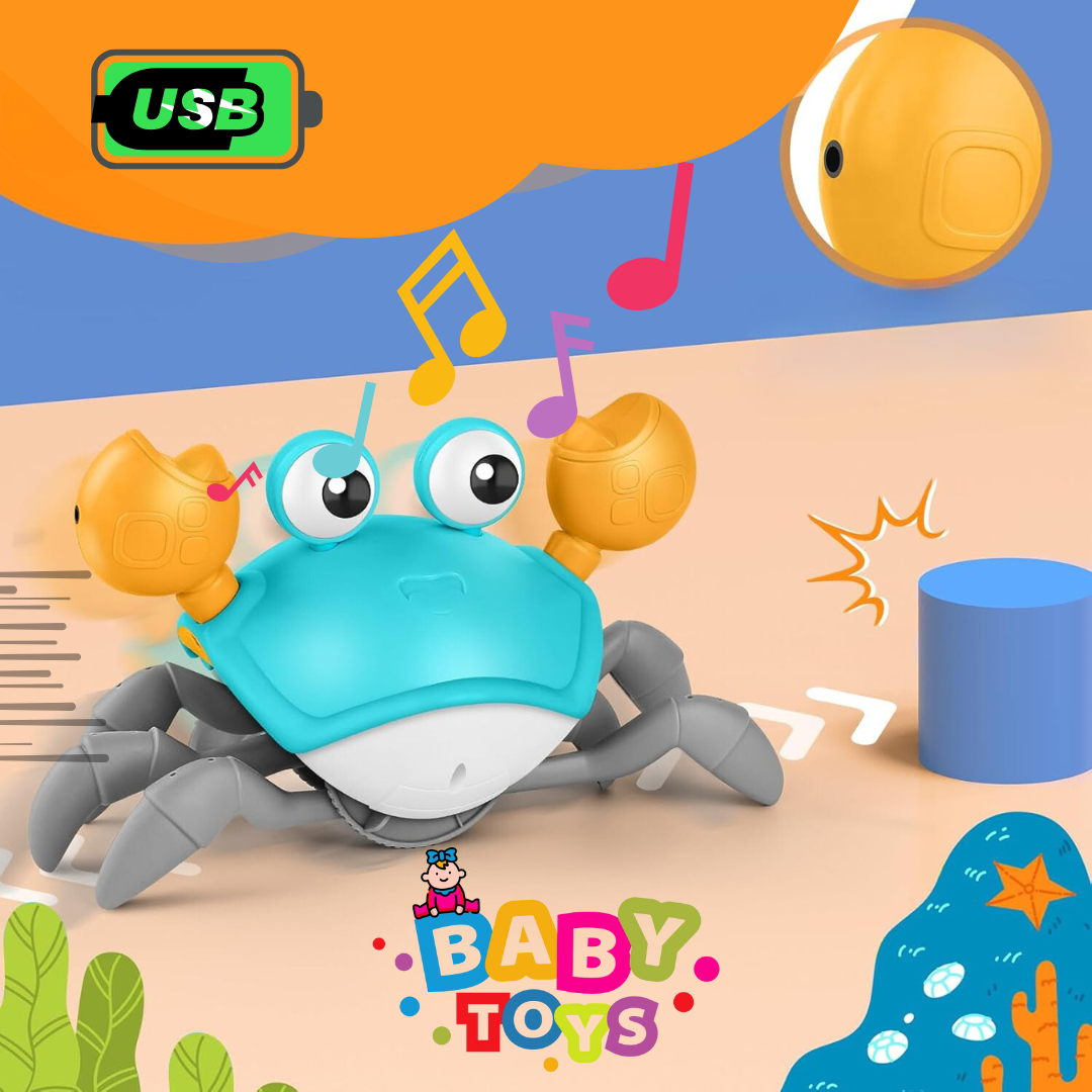 CANGREJO DE JUGUETE PARA BEBE BABY TOYS® | INCENTIVADOR DE GATEO