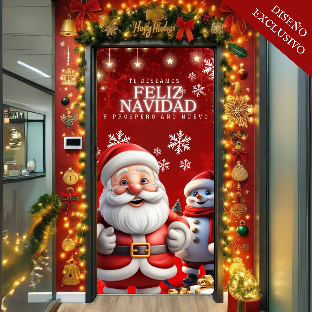 FUNDA PARA PUERTA NAVIDEÑA | EXCLUSIVA