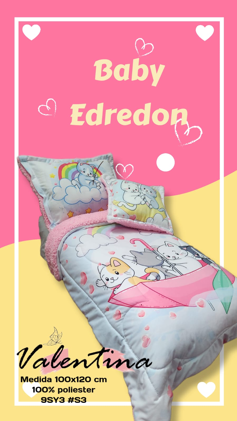 EDREDON BEBE ESTAMPADO