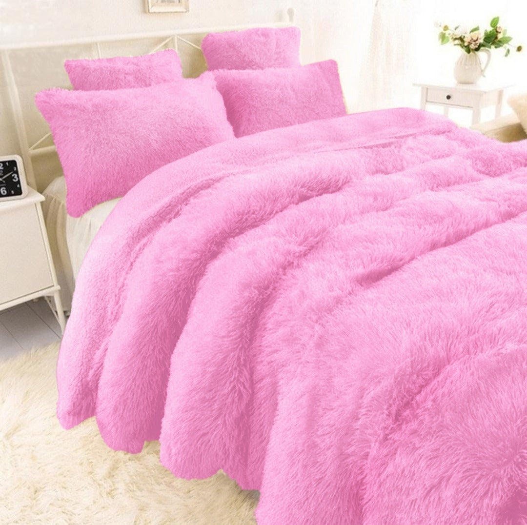 EDREDON CAMA DOBLE PELUCHE OVEJERO