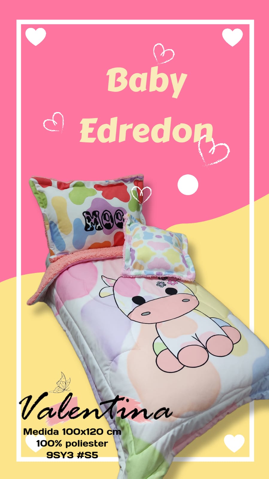EDREDON BEBE ESTAMPADO