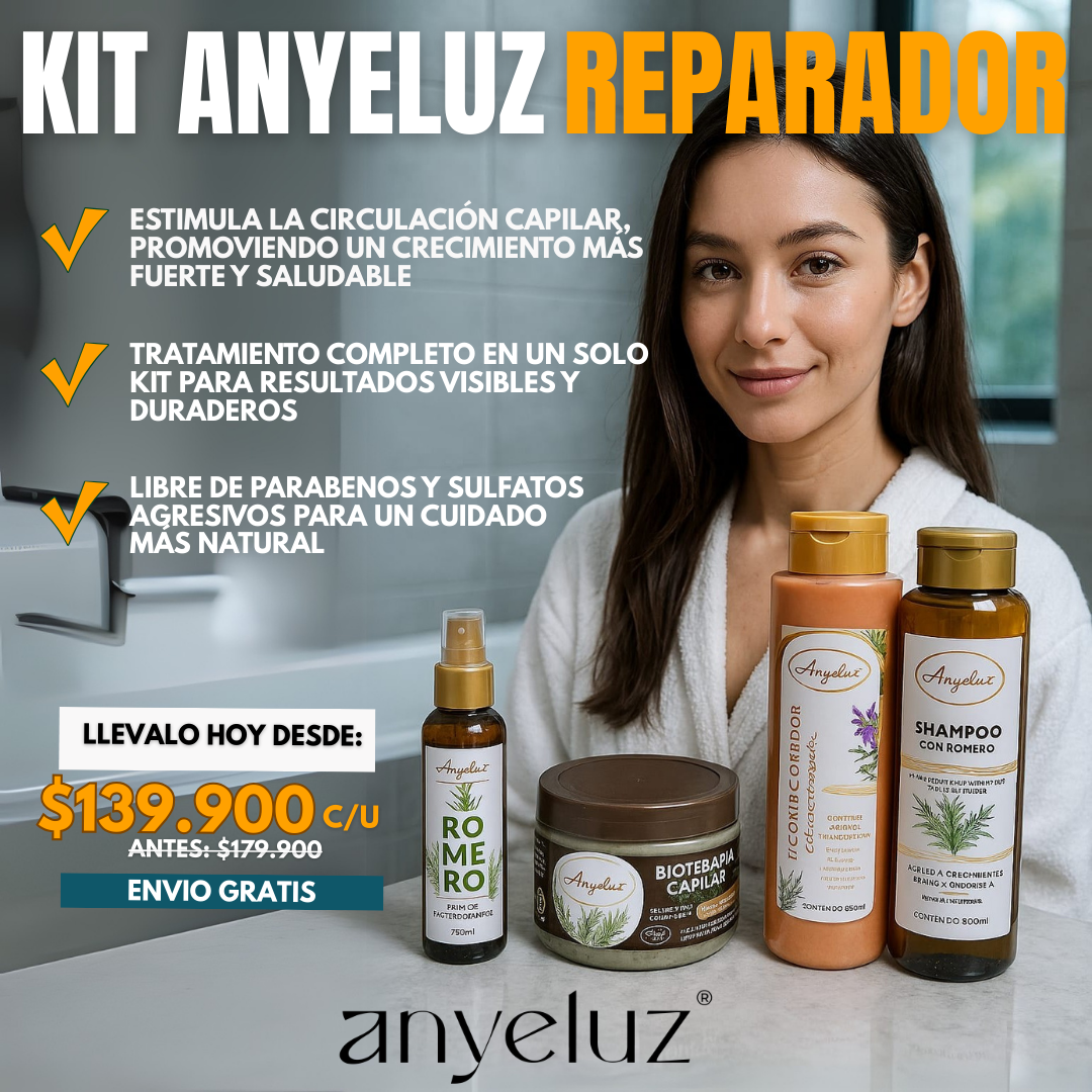 KIT ANYELUZ® REPARADOR ORIGINAL 4X1