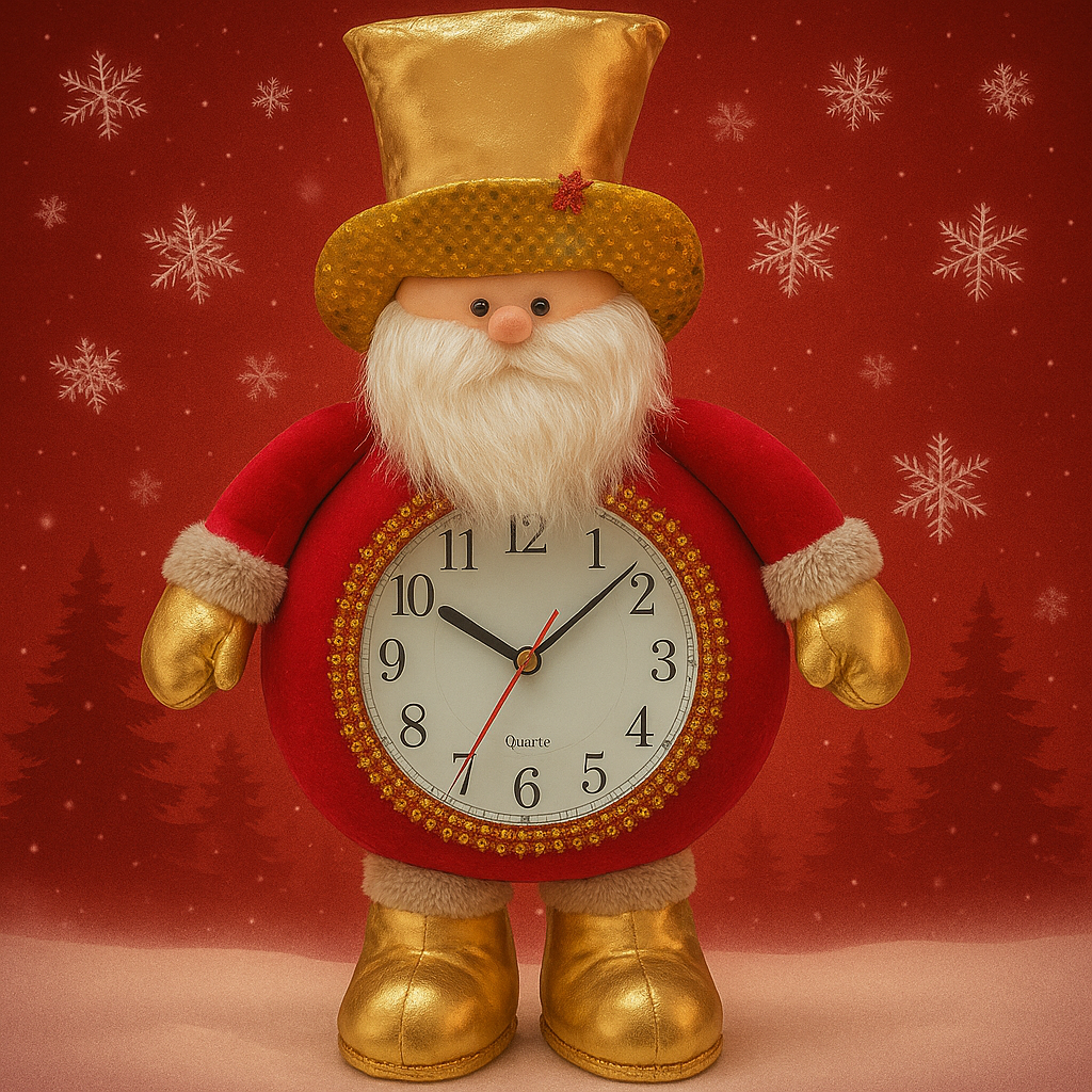 RELOJ NAVIDEÑO PREMIUM | HECHO A MANO