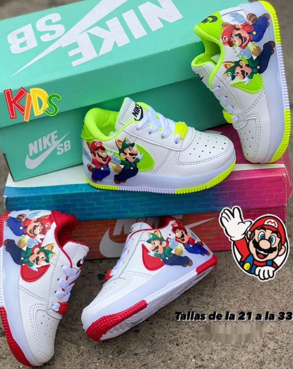 NIKE FOR ONE - LUCES ( SUPER MARIO)🎁
