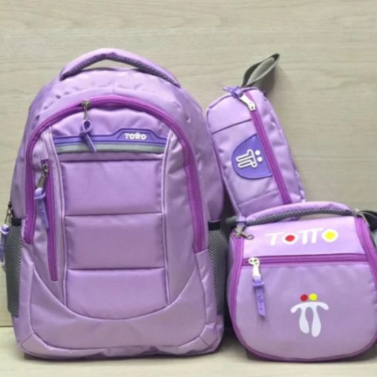 TRIPACK TOTTO® CARTUCHERA, LONCHERA Y MORRAL