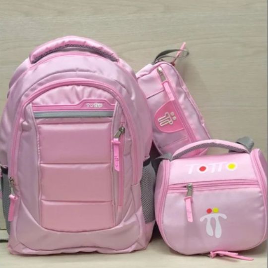 TRIPACK TOTTO® CARTUCHERA, LONCHERA Y MORRAL