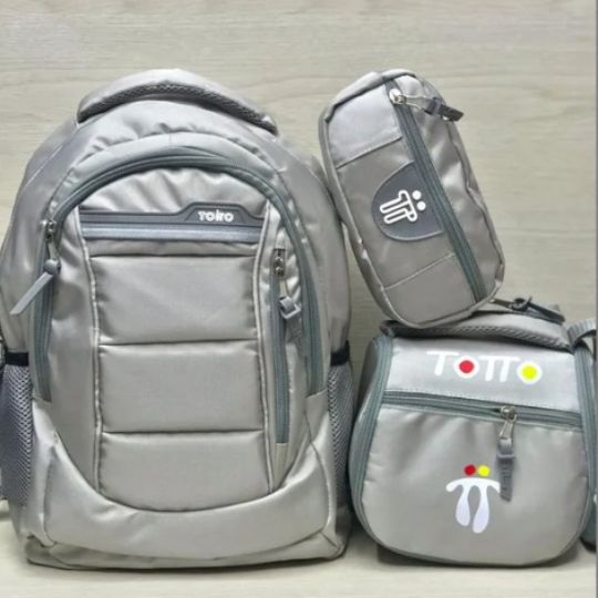 TRIPACK TOTTO® CARTUCHERA, LONCHERA Y MORRAL