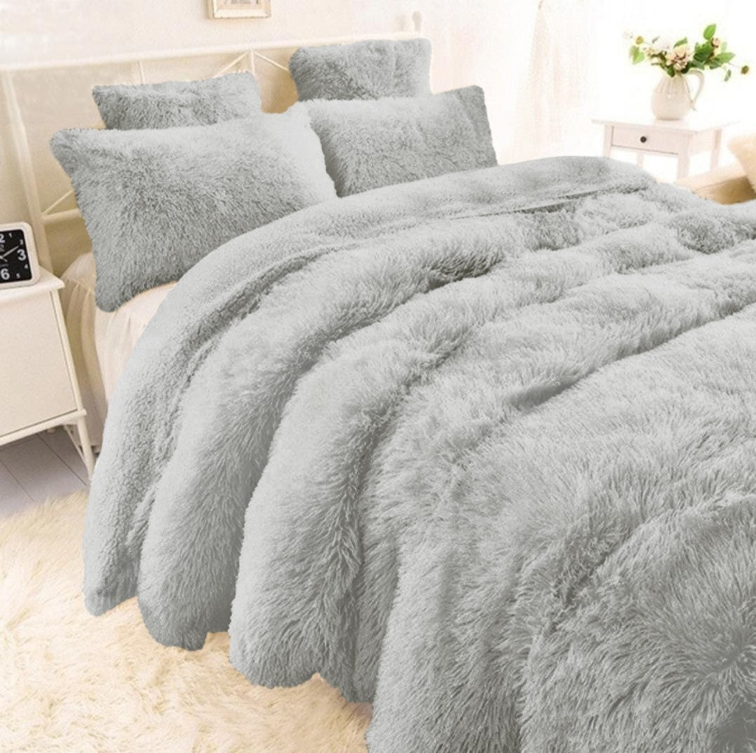 EDREDON CAMA DOBLE PELUCHE OVEJERO