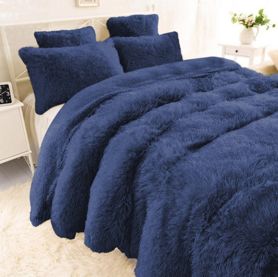 EDREDON CAMA DOBLE PELUCHE OVEJERO