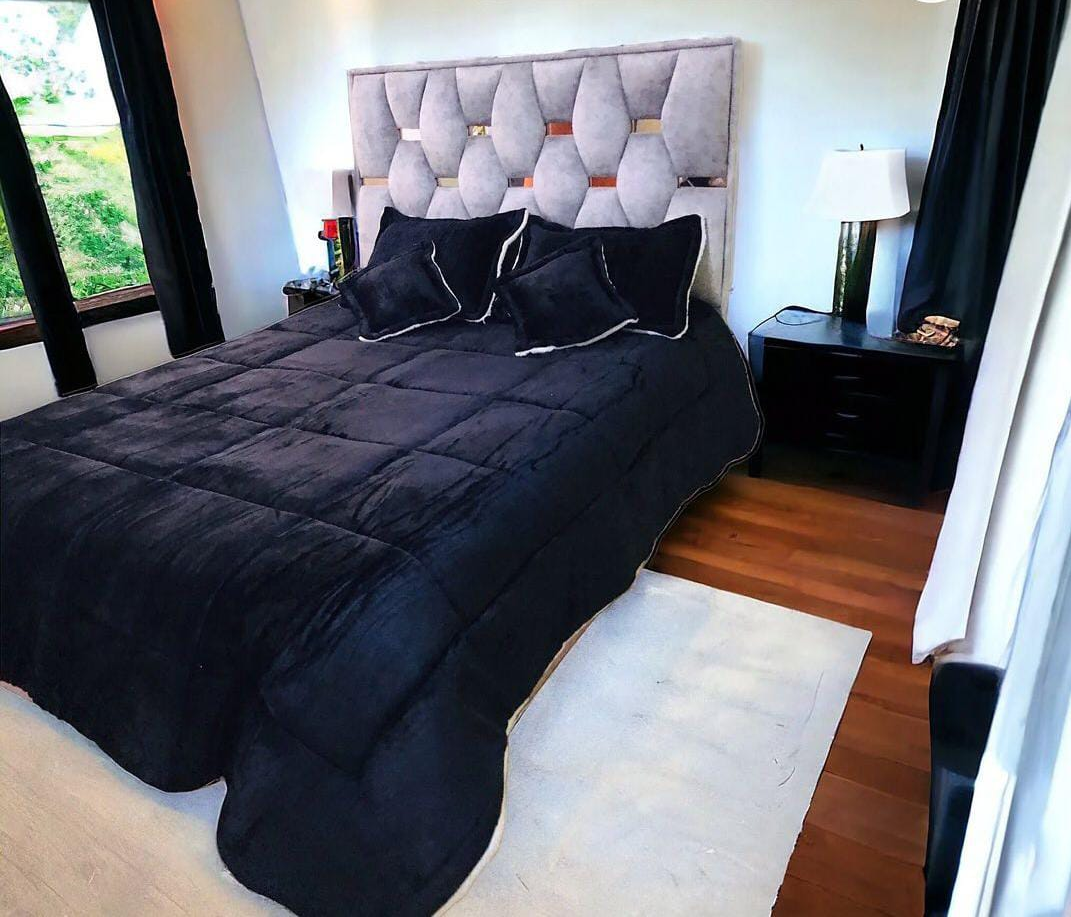 EDREDON OVEJERO - PIEL DE CONEJO CAMA DOBLE🛏️ - PREMIUM ✅