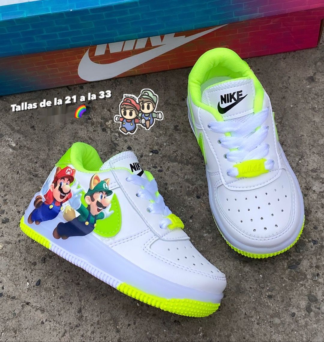 NIKE FOR ONE - LUCES ( SUPER MARIO)🎁