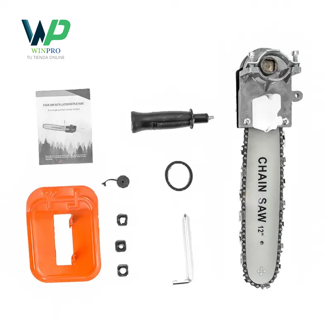 Base cadena Pulidora - Convierte tu pulidora en Motosierra + ENVIO GRATIS 🚚