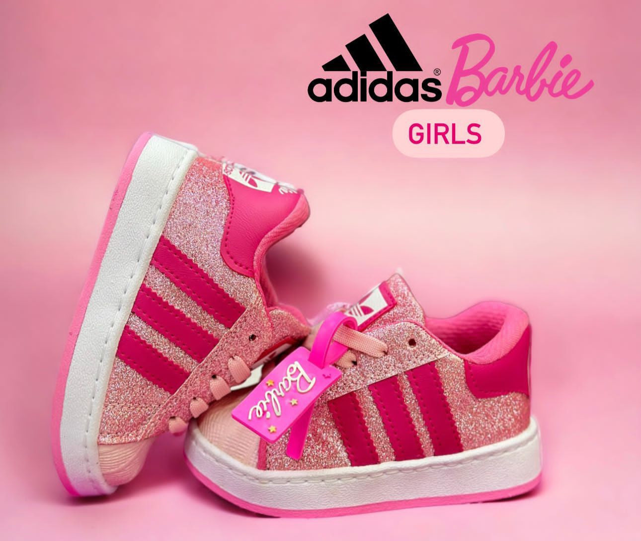 ADIDAS SUPER STARS - EDITION BARBIE ✨