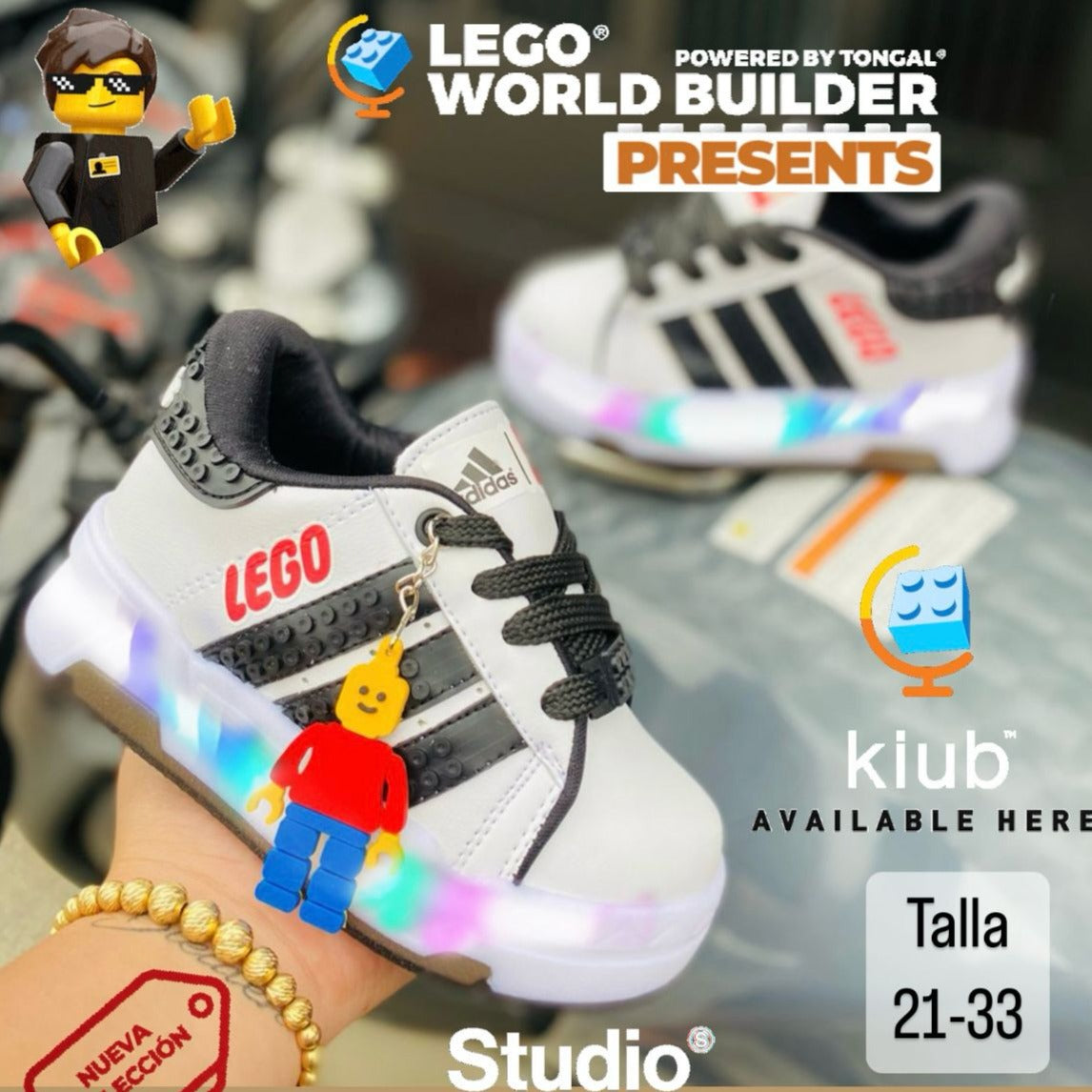 ADIDAS LEGO LUCES 🕹️💥