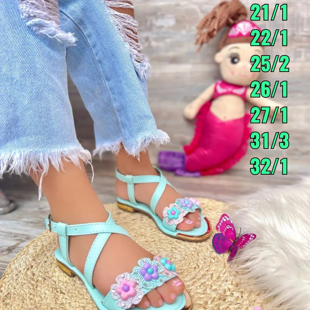 hermosas sandalias para niña