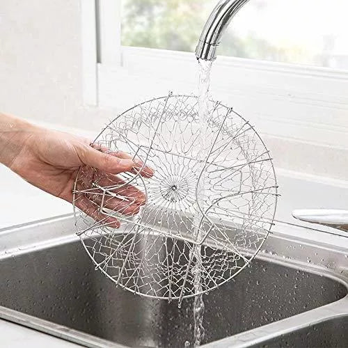 CESTA DE FREIR ACERO INOXIDABLE - PLEGABLE (ENVIO GRATIS)