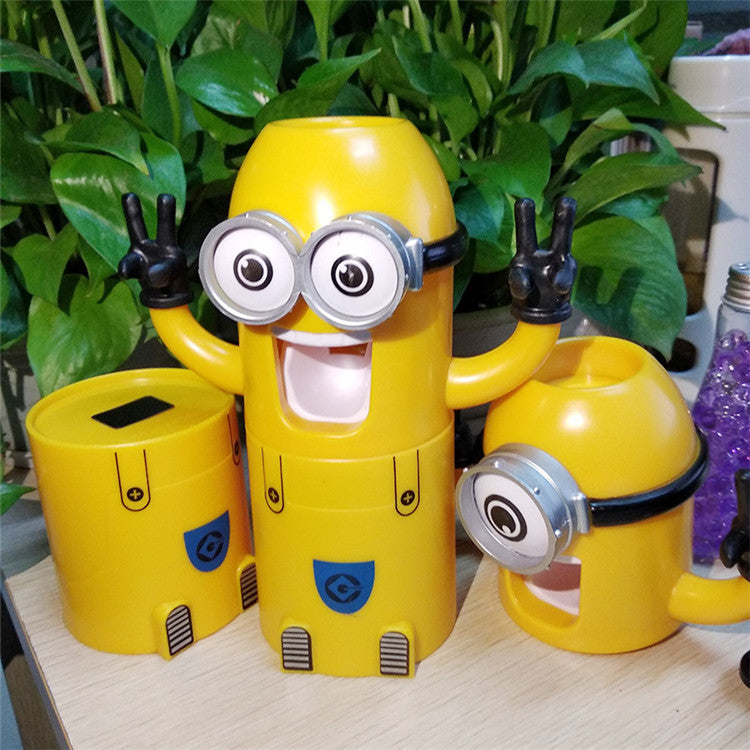 👾DISPENSADOR DE CREMA DENTAL MINION👾