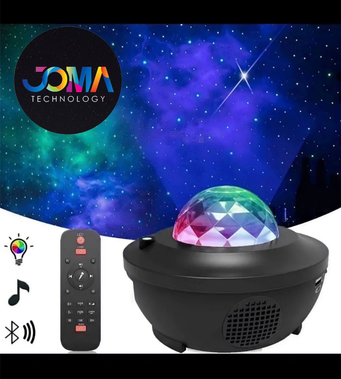 Proyector De Luz Led Galaxia Parlante