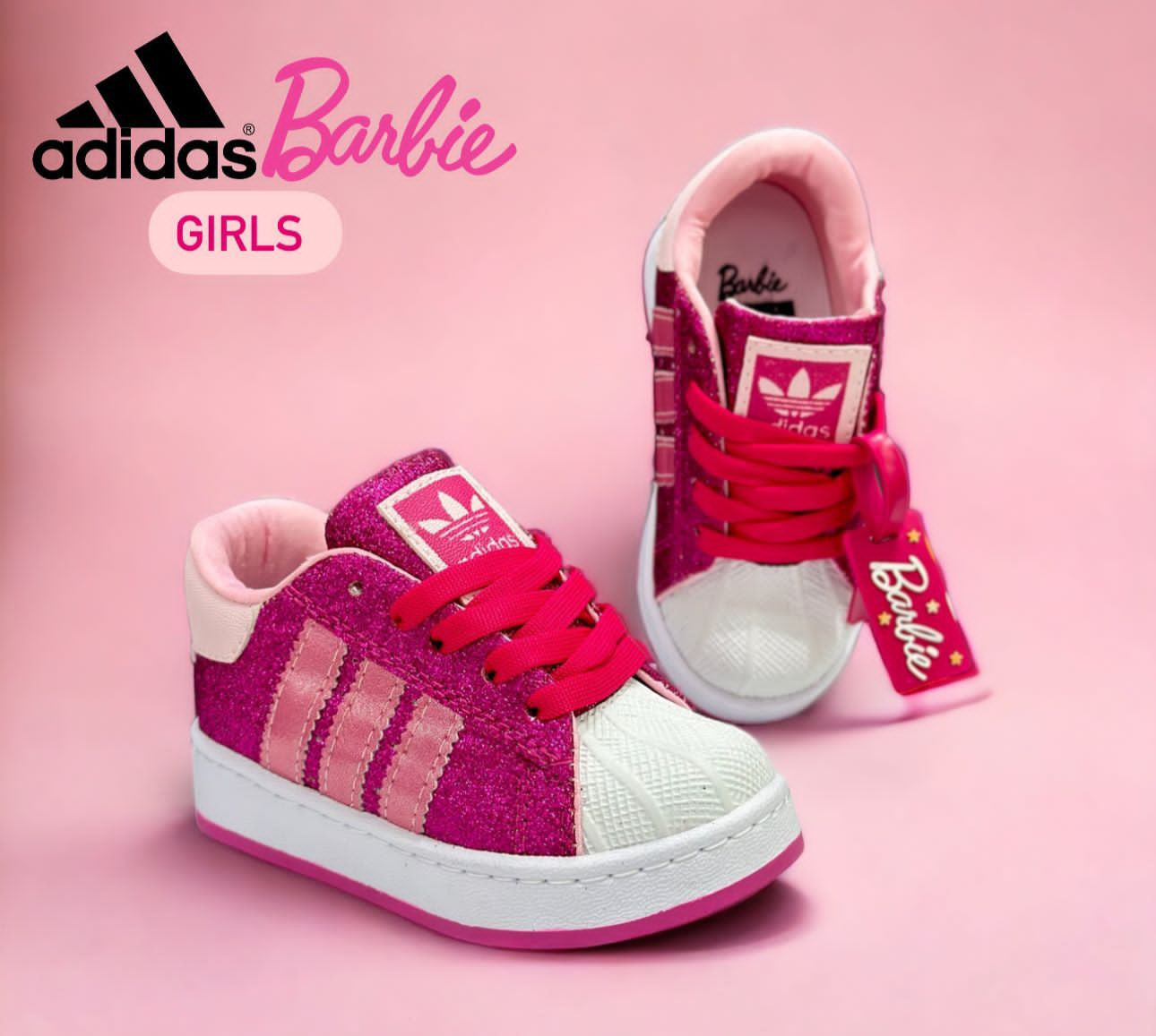 ADIDAS SUPER STARS - EDITION BARBIE ✨