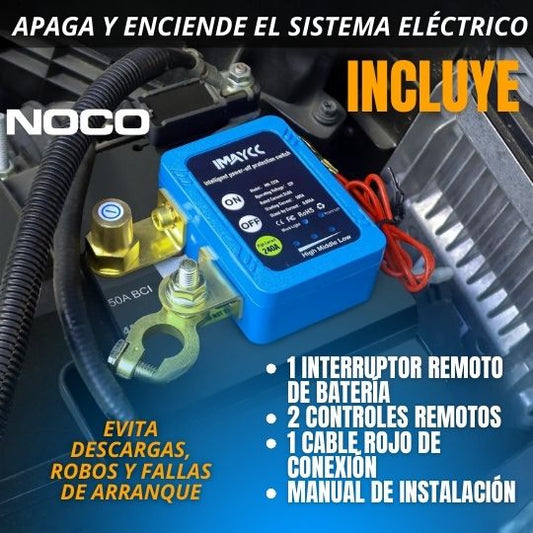 INTERRUPTOR REMOTO INTELIGENTE PARA BATERÍA ANTIRROBO Y PROTECTOR DE BATERÍA | NOCO®