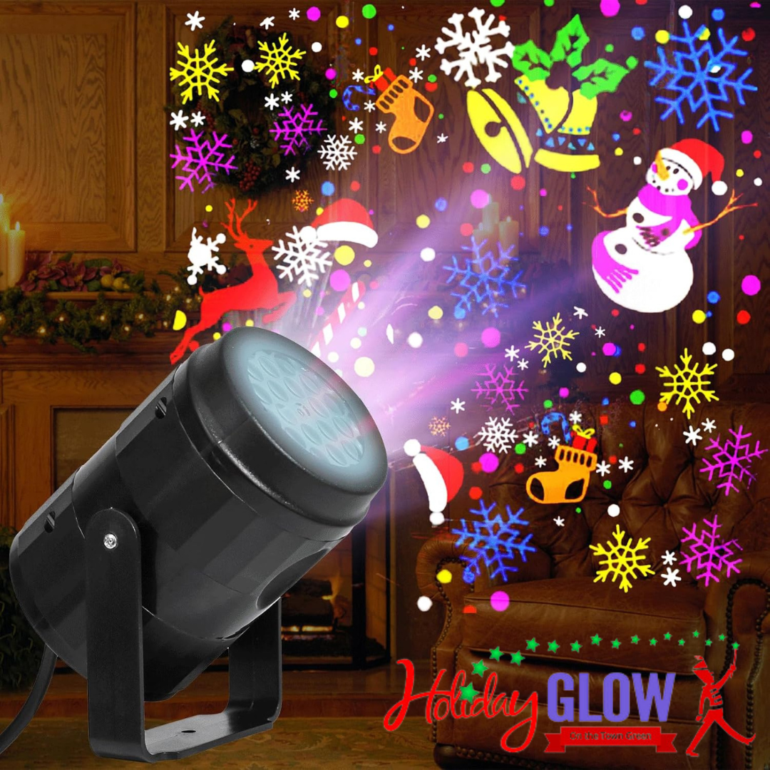 PROYECTOR LED FIGURAS NAVIDEÑAS HOLIDAY GLOW®