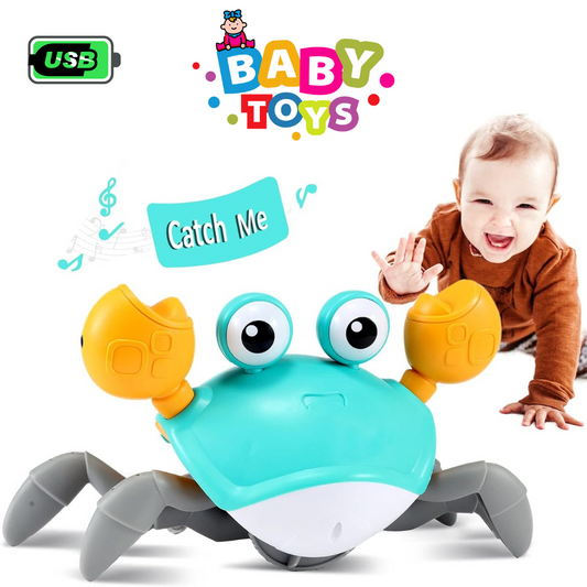 CANGREJO DE JUGUETE PARA BEBE BABY TOYS® | INCENTIVADOR DE GATEO