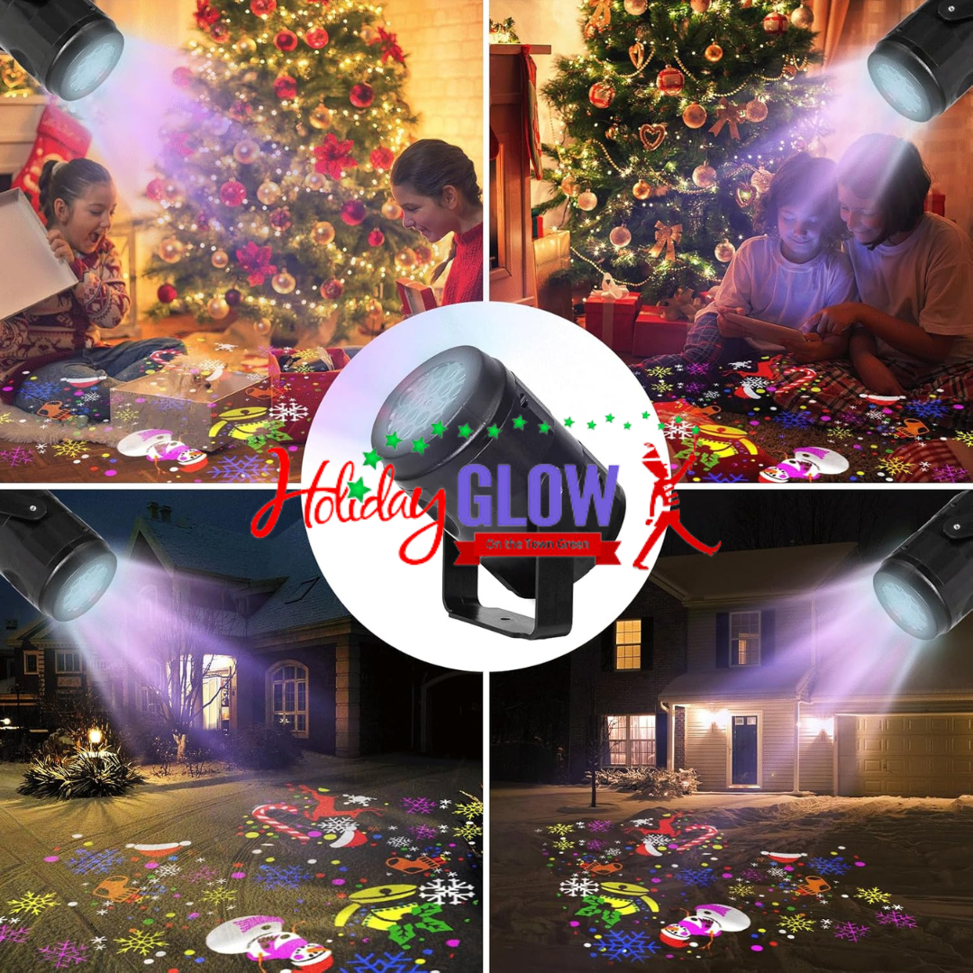 PROYECTOR LED FIGURAS NAVIDEÑAS HOLIDAY GLOW®