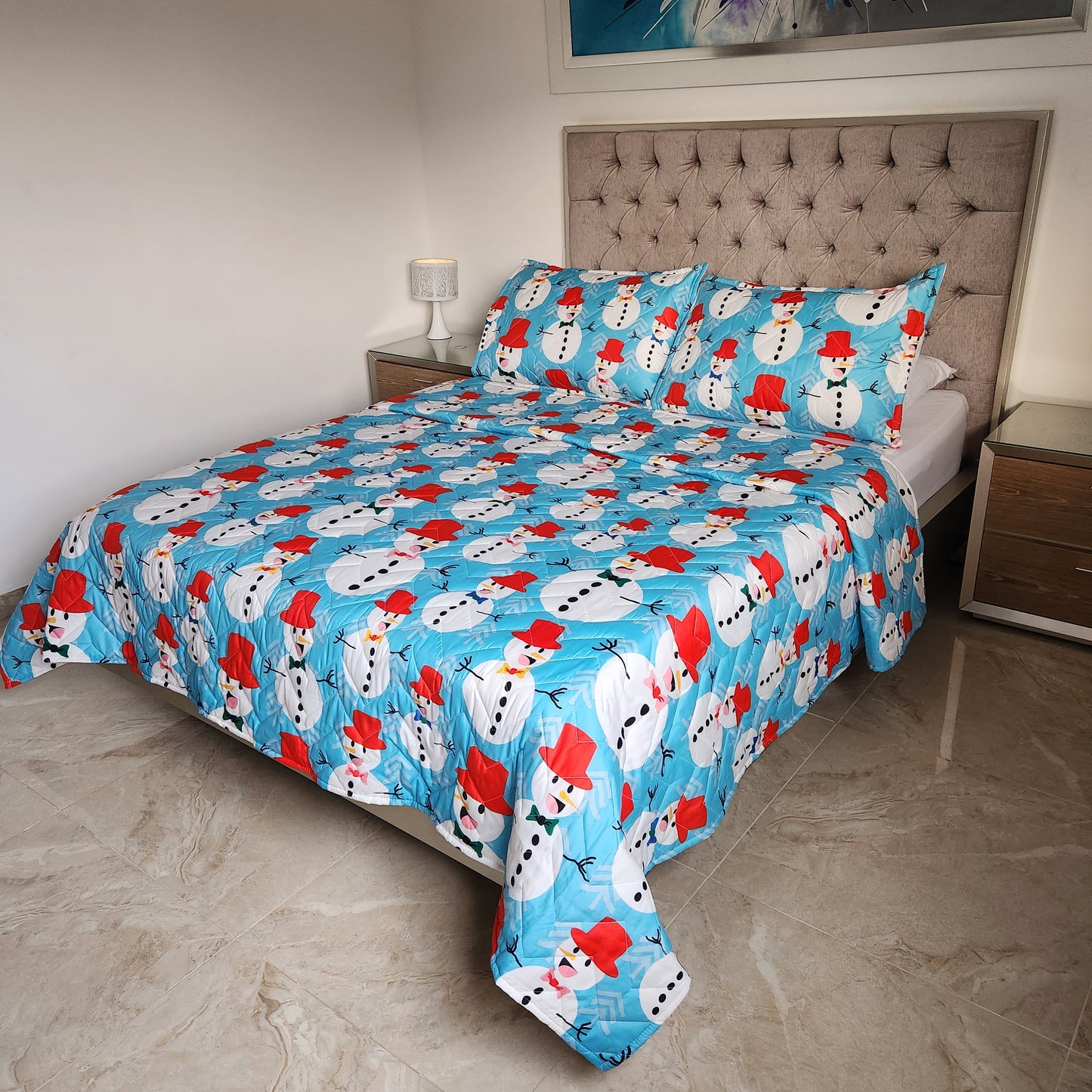 EDREDON NAVIDEÑO PREMIUM - (CAMA DOBLE)