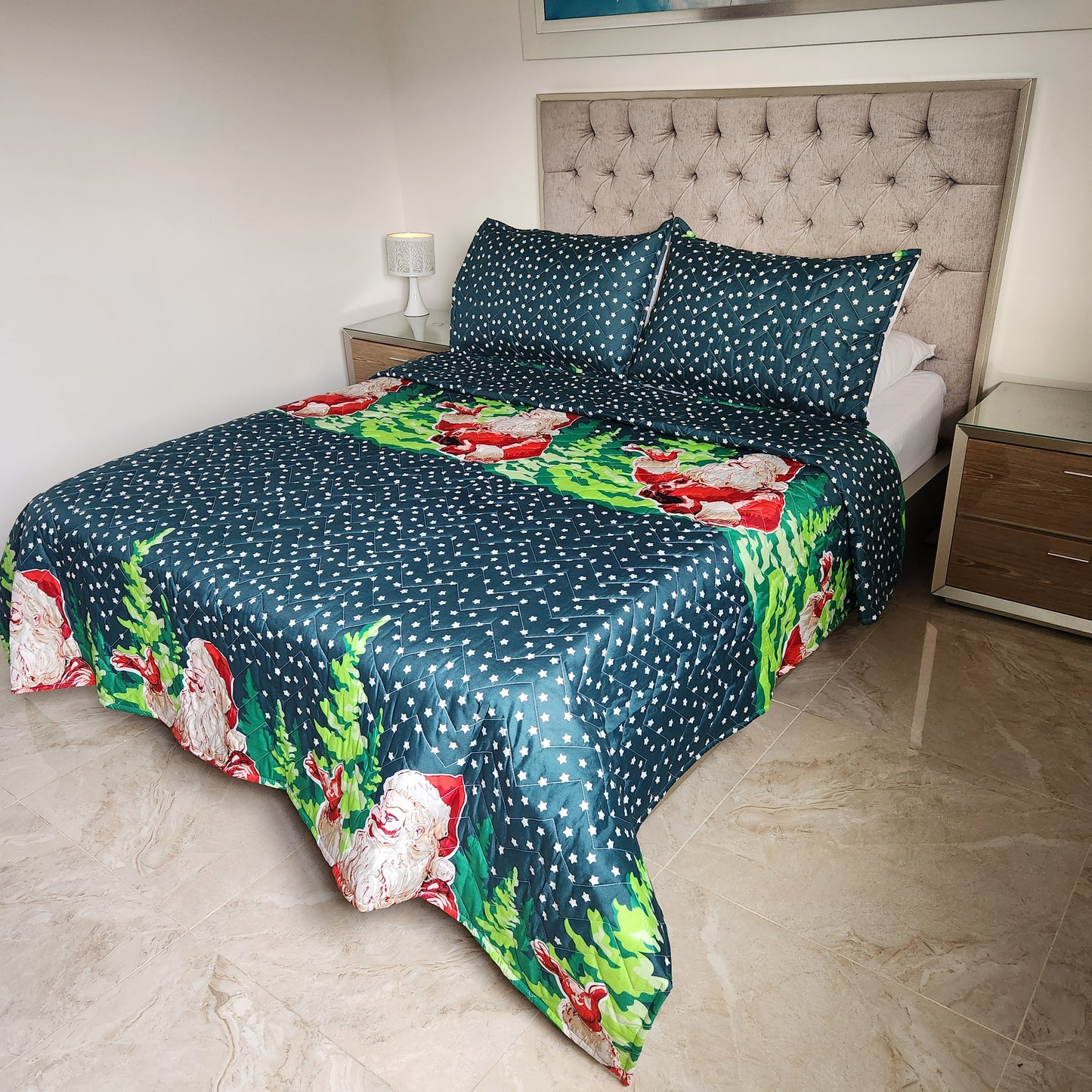 EDREDON NAVIDEÑO PREMIUM - (CAMA DOBLE)