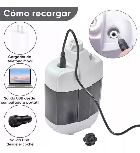 Ducha Portátil Regadera recargable-MULTIUSOS