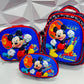 KIT ESCOLAR GRANDE - 3 PIEZAS (MORRAL - CARTUCHERA Y LONCHERA)