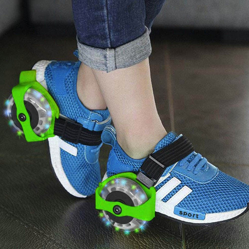 Patines Luminosos Ajustables Para Zapato